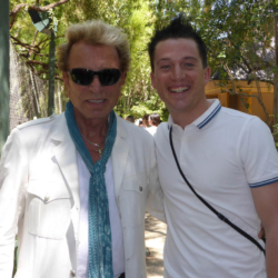 Siegfried (von Siegfried und Roy) mit Magic Martin in Las Vegas